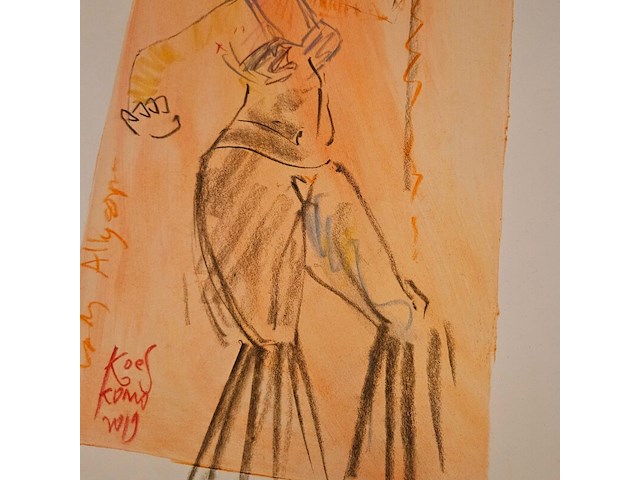 Kunstwerk van kunstenaar koes komo - gesigneerd - afbeelding 4 van  4