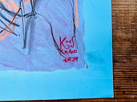 Kunstwerk van kunstenaar koes komo - gesigneerd - afbeelding 3 van  3