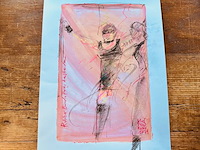 Kunstwerk van kunstenaar koes komo - gesigneerd - afbeelding 1 van  3