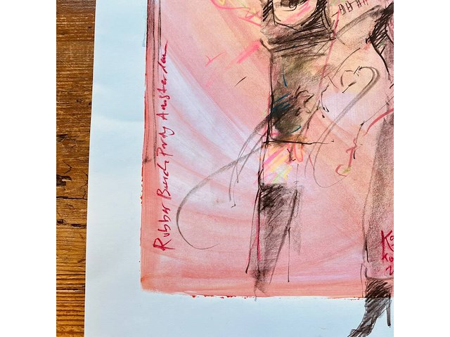 Kunstwerk van kunstenaar koes komo - gesigneerd - afbeelding 3 van  3