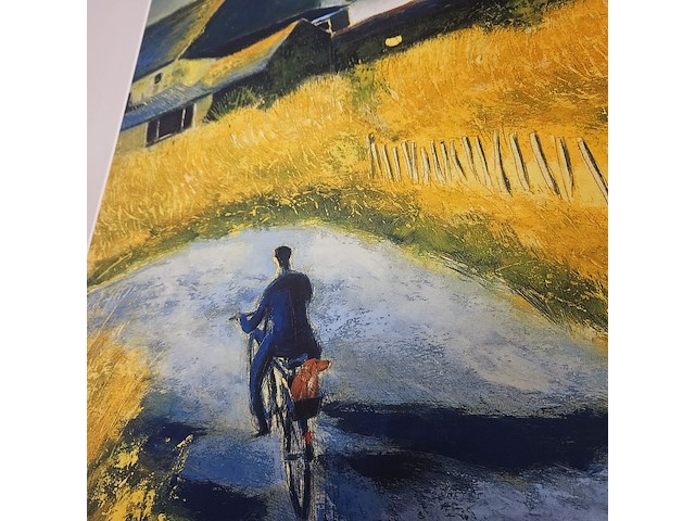 Kunstwerk van kunstenaar wil rowlands - ''een man en zijn hond'' - afbeelding 3 van  5