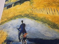 Kunstwerk van kunstenaar wil rowlands - ''een man en zijn hond'' - afbeelding 3 van  5