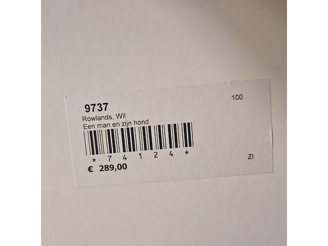 Kunstwerk van kunstenaar wil rowlands - ''een man en zijn hond'' - afbeelding 5 van  5