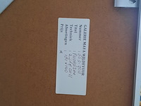 Kunstwerk, zijde collage, maya wildevuur, noordzee - afbeelding 8 van  8