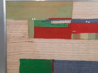 Kunstwerk, zijde collage, maya wildevuur - afbeelding 3 van  8