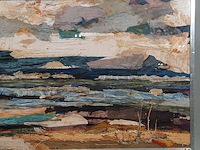 Kunstwerk, zijde collage, maya wildevuur - afbeelding 4 van  8