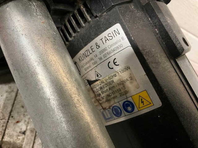 Kunzle & tasin floor edger nova 2 kantenschuurmachine - afbeelding 4 van  4