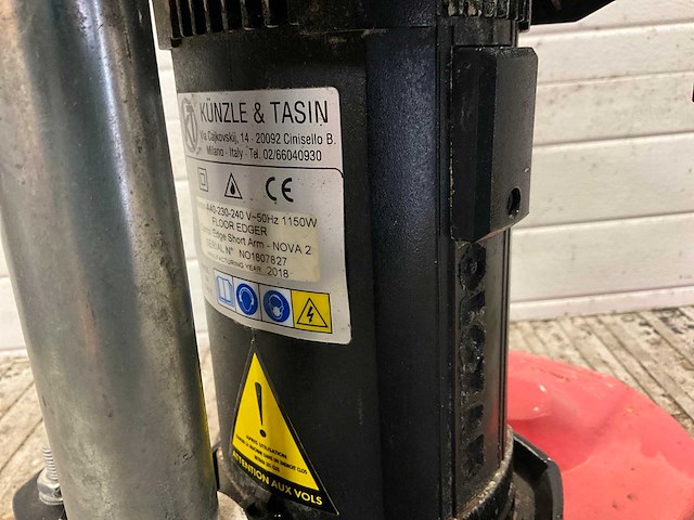 Kunzle & tasin floor edger nova 2 kantenschuurmachine - afbeelding 4 van  5