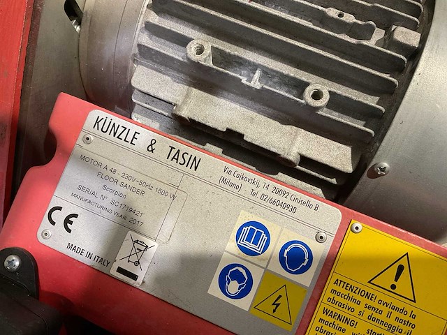 Künzle & tasin scorpion parketschuurmachine - afbeelding 4 van  5
