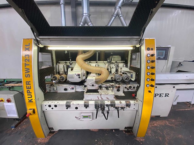 Kuper - swt 23 xl-5r - vierzijdige profileer- en schaafmachine - 2008 - afbeelding 15 van  17