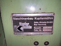 Kupfermühle - 1980 - vierzijdige profileer- en schaafmachine - afbeelding 4 van  12