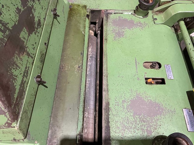 Kupfermühle - 1980 - vierzijdige profileer- en schaafmachine - afbeelding 10 van  12