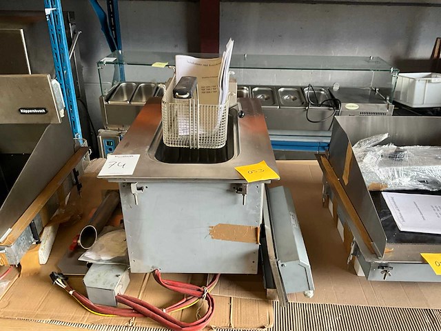 Kupp/asco tef-124 drop-inn 1-pans friteuse - afbeelding 2 van  6