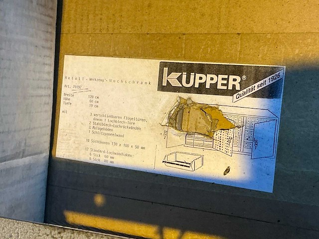 Küpper 70192 metalen gereedschapskast - afbeelding 2 van  5