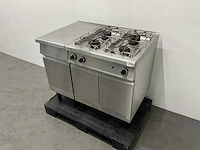 Küppersbusch - egh 410/00510 - 4-pits gasfornuis met neutrale unit