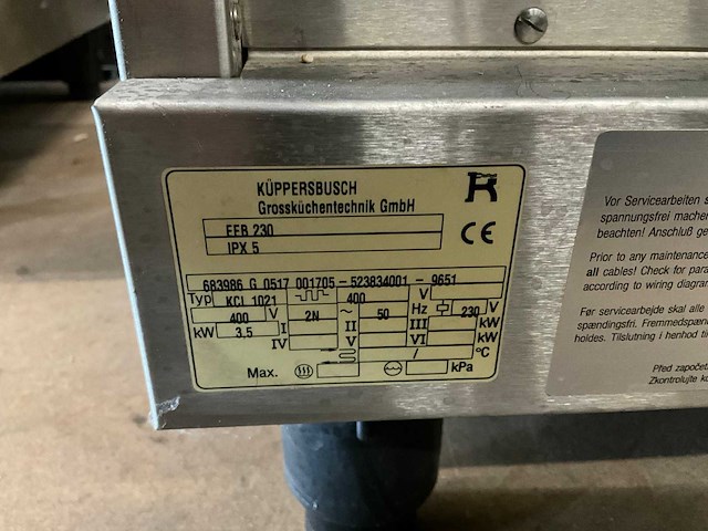 Küppersbusch eeb-230 bak/braadplaat - afbeelding 7 van  7