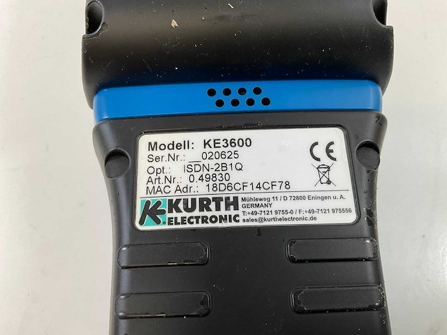Kurth electronic (ke3600), xdsl multitester network tester - afbeelding 9 van  9