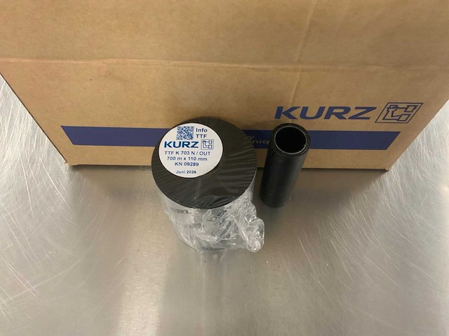 Kurz ttf k 703n 110mmx700m thermo transfer lint (72x) - afbeelding 3 van  5