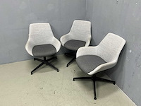 Kusch+co - lupino armchair swivel - eetkamerstoel (3x) - afbeelding 1 van  8