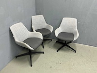Kusch+co - lupino armchair swivel - eetkamerstoel (3x) - afbeelding 3 van  8