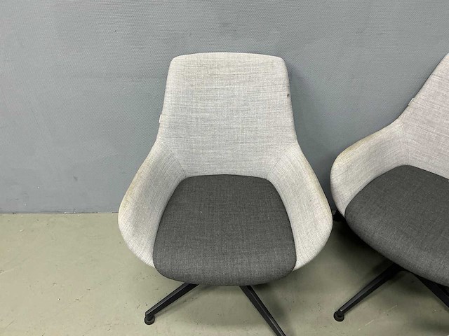 Kusch+co - lupino armchair swivel - eetkamerstoel (3x) - afbeelding 4 van  8