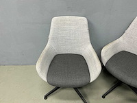 Kusch+co - lupino armchair swivel - eetkamerstoel (3x) - afbeelding 4 van  8