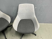 Kusch+co - lupino armchair swivel - eetkamerstoel (3x) - afbeelding 6 van  8