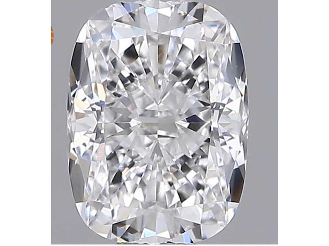 Kussenvorm geslepen diamant 3.03 carat gecertificeerd - afbeelding 1 van  4
