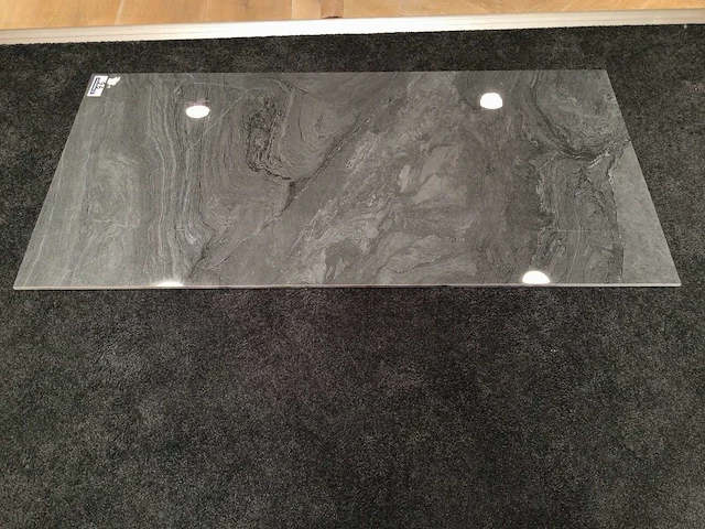 Kutahya atlantis antraciet gepolijst vloertegel 60x120 cm 181,44 m² - afbeelding 6 van  6