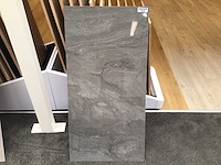 Kutahya atlantis antraciet gepolijst vloertegel 60x120 cm 60,48 m² - afbeelding 4 van  6