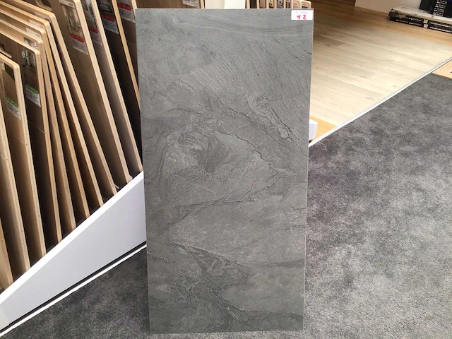Kutahya atlantis antraciet mat vloertegel 60x120 cm 120,96 m² - afbeelding 1 van  3