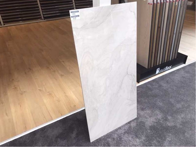 Kutahya atlantis wit gepolijst vloertegel 60x120 cm 60,48 m² - afbeelding 2 van  4