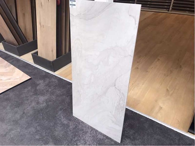 Kutahya atlantis wit gepolijst vloertegel 60x120 cm 60,48 m² - afbeelding 4 van  4