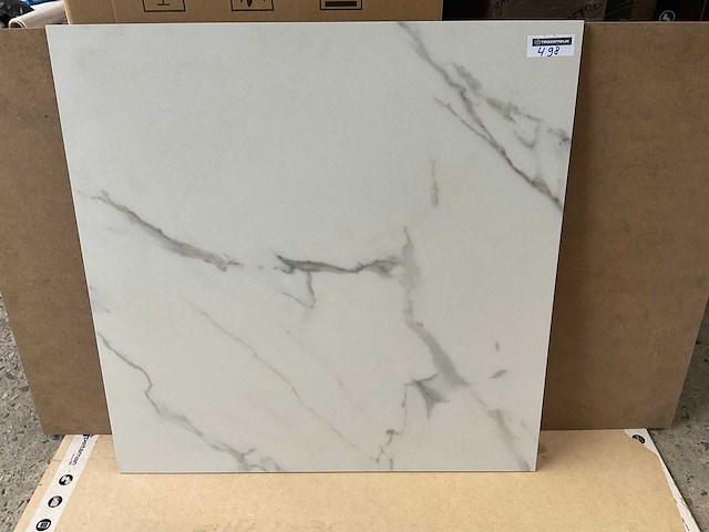 Kutahya calacatta mat vloertegel 80x80 cm 61,44 m² - afbeelding 2 van  3