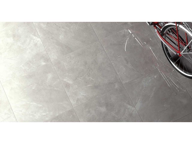 Kutahya elegant grijs gepolijst 60x60 cm tegel 108 m² - afbeelding 2 van  2