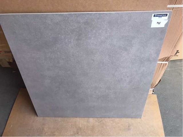 Kutahya infinity dark grey mat vloertegel 80x80 cm 61,44 m² - afbeelding 1 van  1