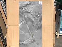Kutahya marea dark grey gepolijst vloertegel 60x120 cm 60,48 m² - afbeelding 1 van  5