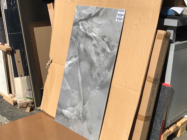 Kutahya marea dark grey gepolijst vloertegel 60x120 cm 60,48 m² - afbeelding 3 van  5