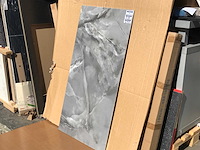 Kutahya marea dark grey gepolijst vloertegel 60x120 cm 60,48 m² - afbeelding 2 van  2
