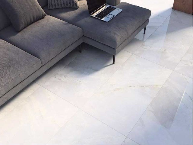 Kutahya marea white gepolijst vloertegel 60x120 cm 60,48 m² - afbeelding 2 van  7
