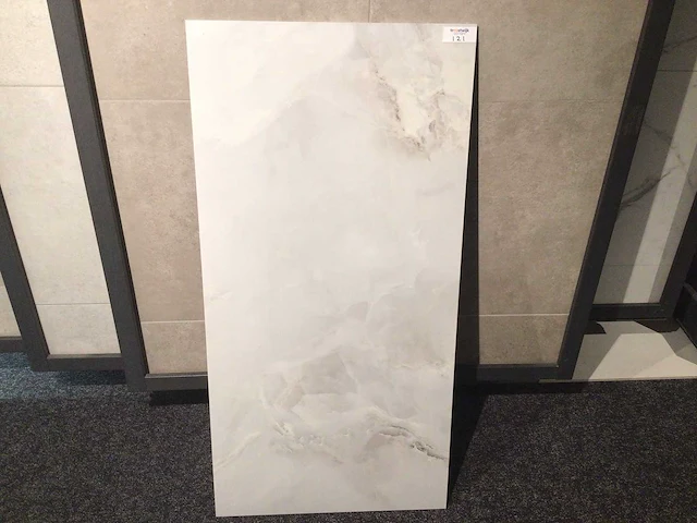 Kutahya marea white gepolijst vloertegel 60x120 cm 60,48 m² - afbeelding 2 van  8