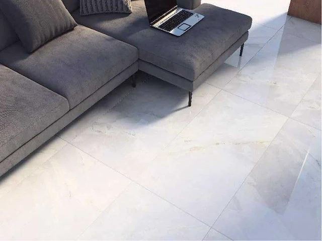 Kutahya marea white gepolijst vloertegel 60x120 cm 60,48 m² - afbeelding 4 van  9
