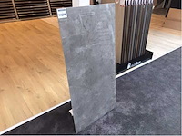 Kutahya pulpis prime dark grey gepolijst vloertegel 60x120 cm 51,84 m² - afbeelding 2 van  3