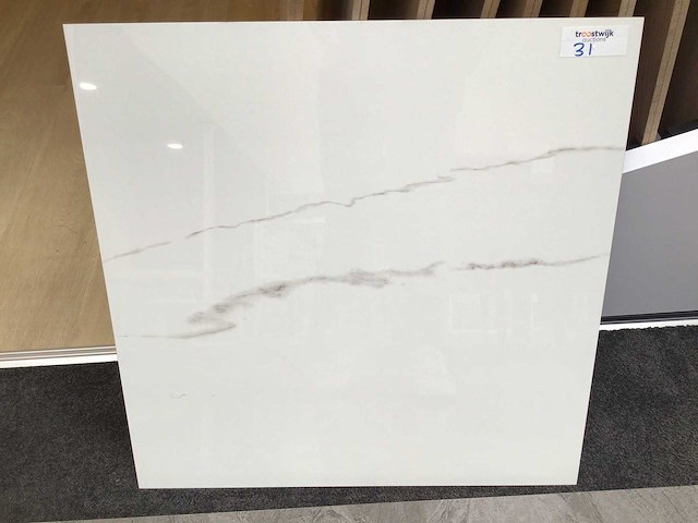 Kutahya statuario gepolijst 60x60 cm tegel 108 m² - afbeelding 2 van  3