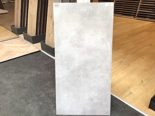 Kutahya vista grey mat vloertegel 60x120 cm 60,48 m² - afbeelding 1 van  3