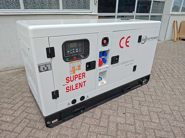 Kv power 30kva - 2026 - ricardo gfs-24 - noodstroomaggregaat - afbeelding 1 van  19