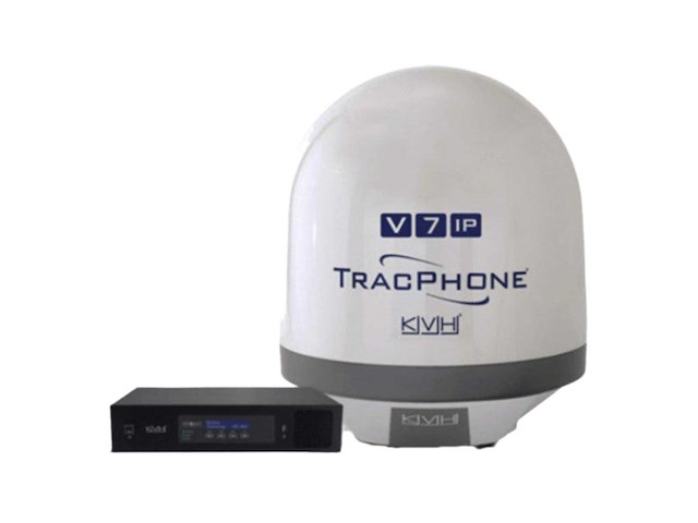 Kvh 01-0283-15 tracphone v7-ip mini vsat broadband system - afbeelding 1 van  9