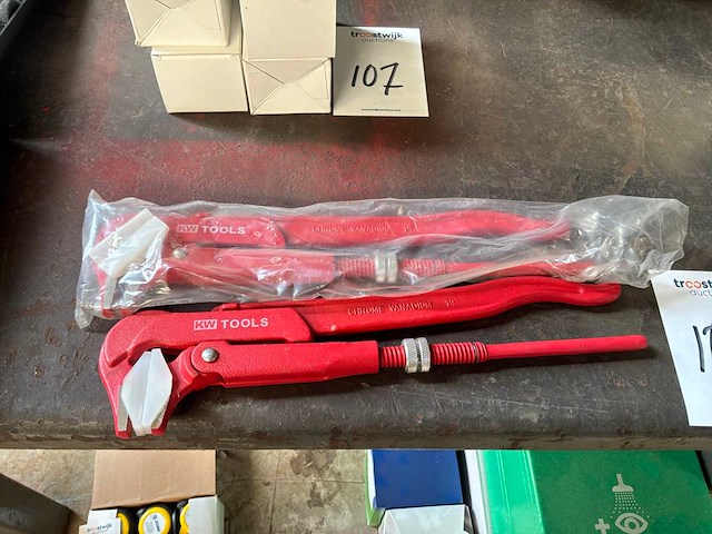 Kw tools pijptang (2x) - afbeelding 1 van  2