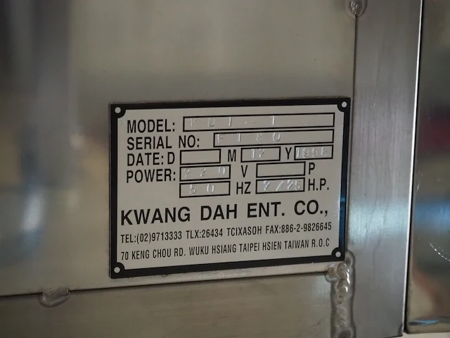 Kwang dah enterprise co., ltd. - afbeelding 2 van  12