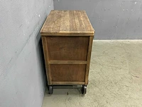 Kwanyin cabinet vintage wheels ladekast (2x) - afbeelding 4 van  9